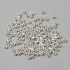 Rondelle Brass Crimp Beads KK-WH0365-001D-S-1