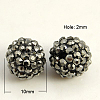 Resin Rhinestone Beads RB-A025-10mm-A29-1