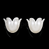 Spray Paint ABS Plastic Imitation Pearl Beads MACR-N013-001F-4