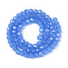 Faceted(32 Facets) Glass Beads Strands EGLA-J042-36A-02-2