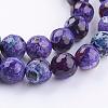 Natural Fire Crackle Agate Beads Strands G-E399-01A-4