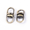 Alloy Double Eye Swivel Clasps PALLOY-WH0082-47AB-1