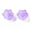 Transparent Two Tone Spray Painted Glass Beads GLAA-Q089-002B-004-3