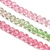 Transparent Painted Glass Beads Strands LS-DGLA-A034-T3mm-A18-4