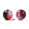 Transparent Crackle Acrylic Beads CACR-N002-17A-1