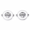 304 Stainless Steel Enamel Links Connectors LS-STAS-S080-011P-A-1