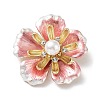 Alloy Pave Crystal Rhinestone Brooch JEWB-M035-04G-01-1