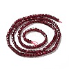 Natural Garnet Beads Strands X-G-B026-09-2