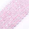 Natural Rose Quartz Beads Strands G-J363-06-8mm-1