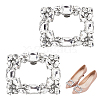 ANATTASOUL 1 Pair Alloy & Rhinestone Shoe Decorations FIND-AN0001-11A-1