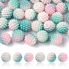 Imitation Pearl Acrylic Beads OACR-FS0001-32B-1