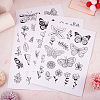 64 Patterns Non-woven Fabrics Water-soluble Embroidery Aid Drawing Sketch DIY-TAC0100-019-5