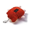 Cute Cartoon Plush Cloth Pendant Decoration HJEW-K048-01B-3