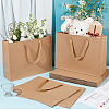 60Pcs Kraft Paper Bags with Handles ABAG-WA0001-15-4