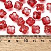 Electroplate Transparent Glass Beads GLAA-A045-03L-3