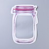 Reusable Mason Jar Shape Zipper Sealed Bags OPP-Z001-02-B-1