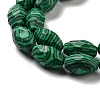 Synthetic Malachite Beads Strands G-P520-C17-01-4