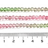 Transparent Painted Glass Beads Strands DGLA-A034-T4mm-A18-3