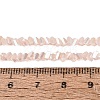 Electroplate Opaque Glass Beads Strands EGLA-Q139-01A-C03-4