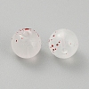 Transparent Frosted Glass Beads GLAA-WH0032-21B-2