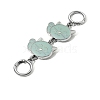 Cartoon Cat Alloy Enamel Bag Extender Chains PW-WG5B676-05-1