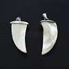 Natural Trochid Shell/Trochus Shell Pendants SSHEL-G024-06P-3