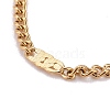 Ion Plating(IP) 304 Stainless Steel Figaro Chains Bracelets BJEW-JB06268-2