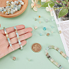 2 Strands 2 Styles Natural Flower Amazonite Beads Strands G-PH0002-53-3