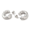 304 Stainless Steel Stud Earrings for Women STAS-D084-24P-2
