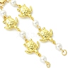 Ocean Sea Animals 304 Stainless Steel Link Chain Bracelet Making AJEW-JB01627-01-2