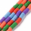 Handmade Polymer Clay Bead Strands CLAY-C003-02J-1