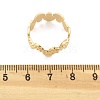 Brass Finger Rings for Women RJEW-B119-08G-5