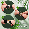 AHADERMAKER 5 styles Alloy Bikini Clips FIND-GA0003-17-3