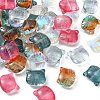 50Pcs 5 Colors Transparent Glass Beads GLAA-YW0001-86-2