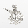 Alloy Diffuser Locket Pendants PALLOY-S062-22-2