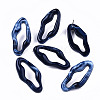 Opaque Resin Stud Earrings EJEW-T012-05-A01-1