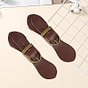 CutHollow 2Pcs Leather Toggle Buckle AJEW-CL0001-26C-3