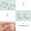 CHGCRAFT 140Pcs 12 Style Mixed Shape Sew on Rhinestone FIND-CA0007-43E-4