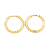 Ion Plating(IP) Round Ring 304 Stainless Steel Hoop Earrings for Women EJEW-G388-02B-G-1