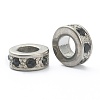 304 Stainless Steel Rhinestone Bead Spacers STAS-I181-026P-2