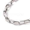 Non-Tarnish 304 Stainless Steel Venetian Chain Bracelet for Men Women BJEW-E031-09P-2