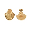 Ion Plating(IP) 304 Stainless Steel Earrings X-STAS-S125-08G-2