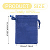 10Pcs Brocade Good Luck Fortune Drawstring Gift Blessing Bags PAAG-TADJ0001-01C-3