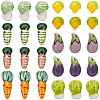 27Pcs 9 Styles Handmade Porcelain Beads PORC-PA0001-53-7