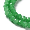 Baking Painted Imitation Jade Glass Bead Strands DGLA-A034-J6MM-A10-3