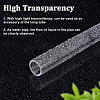 Transparent Acrylic Pipe AJEW-WH0475-51N-4