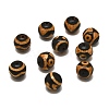 Tibetan Style dZi Beads TDZI-D010-03B-06-1