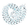 Transparency Glass Beads Strands GLAA-T023-13E-2