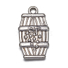 Tibetan Style Alloy Pendants TIBEB-A11923-AS-FF-1