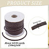 1 Roll Round Braided Cowhide Cords WL-SC0001-01B-2
